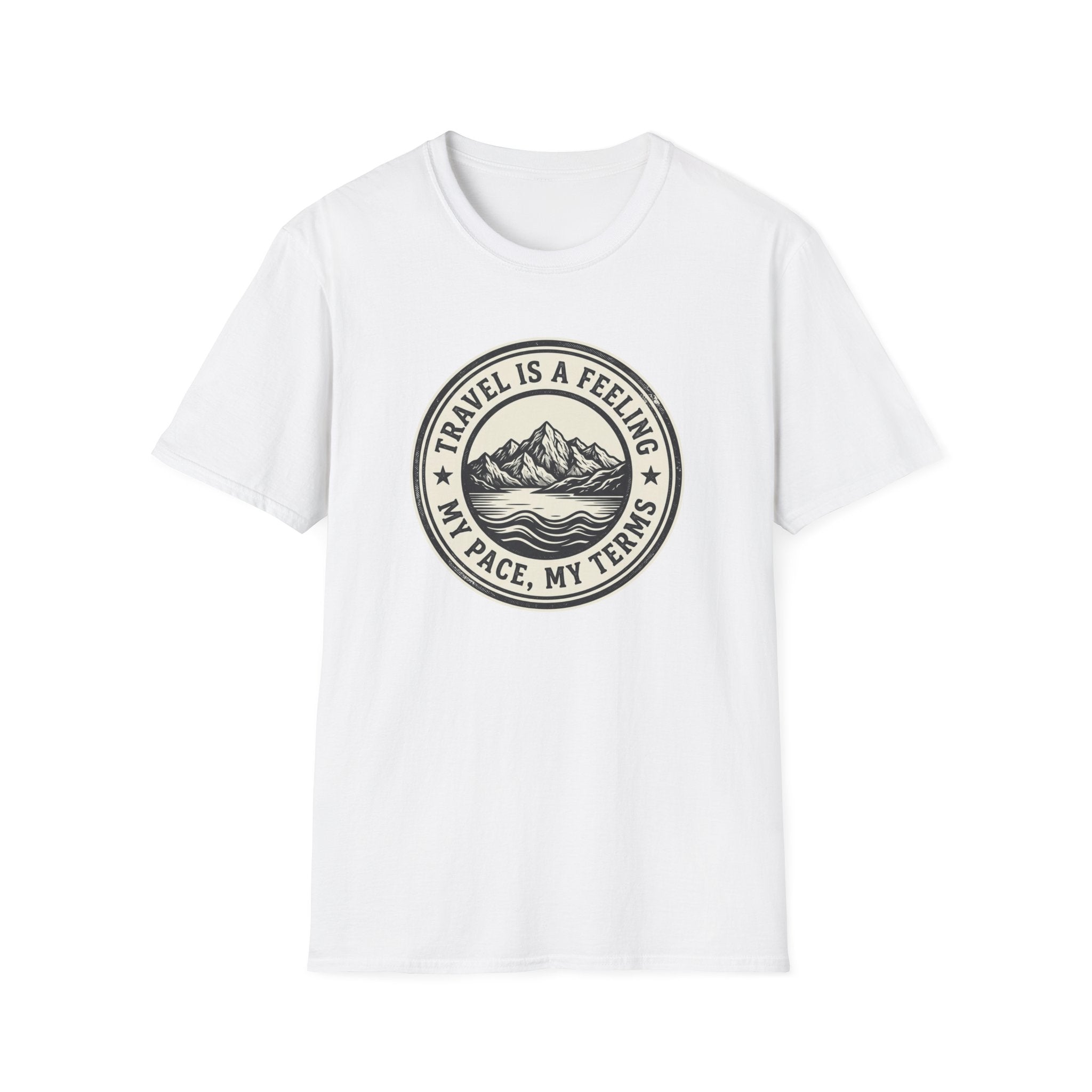Travel is a Feeling Badge Design - T-Shirt