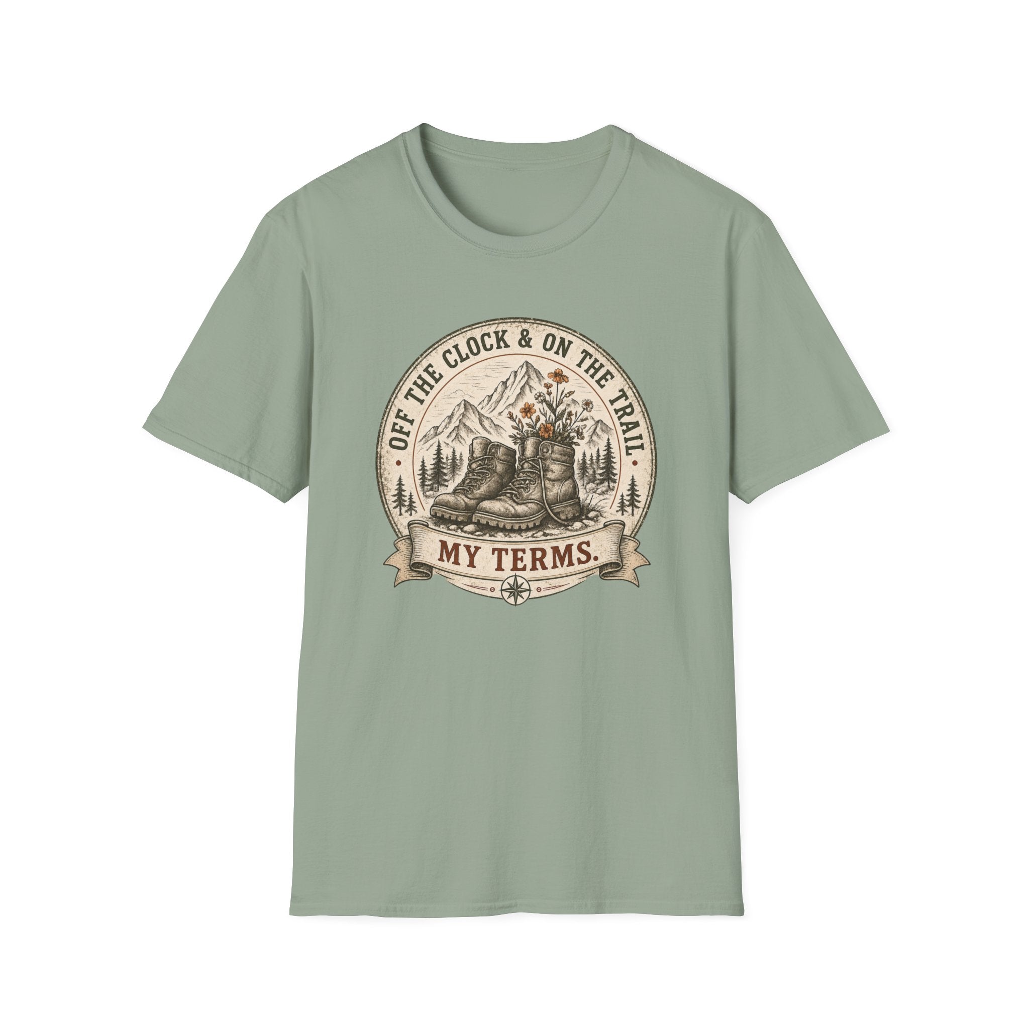 Off The Clock and On The Trail- T-Shirt