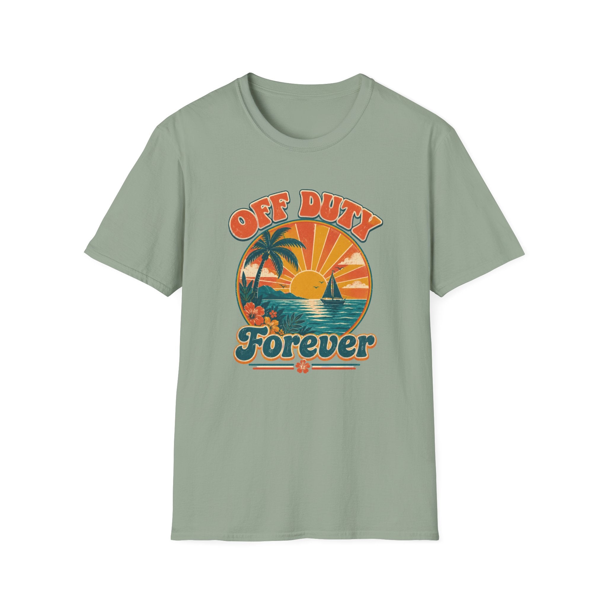 Retro Off Duty Forever - T-Shirt