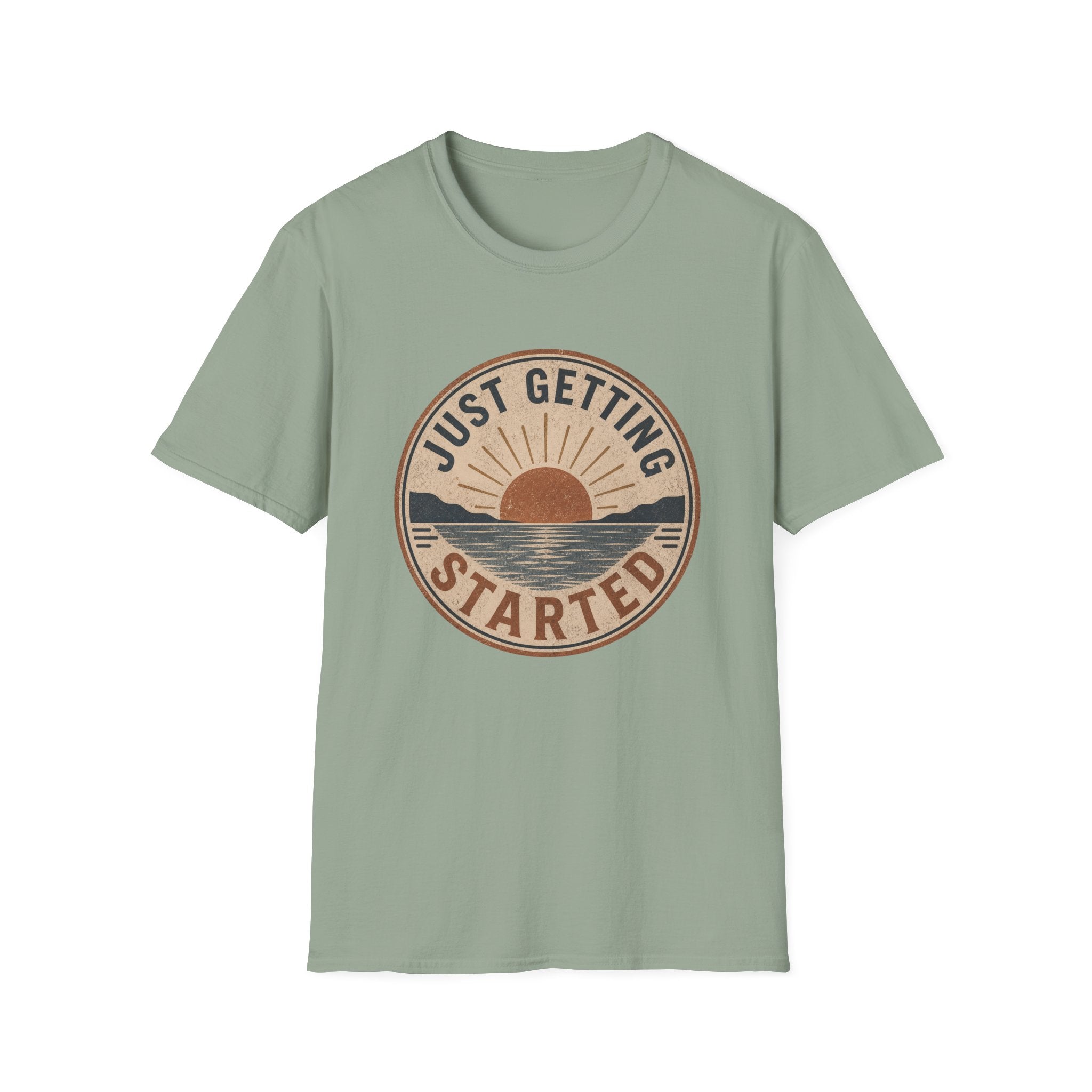 Just Getting Started Badge- T-Shirt