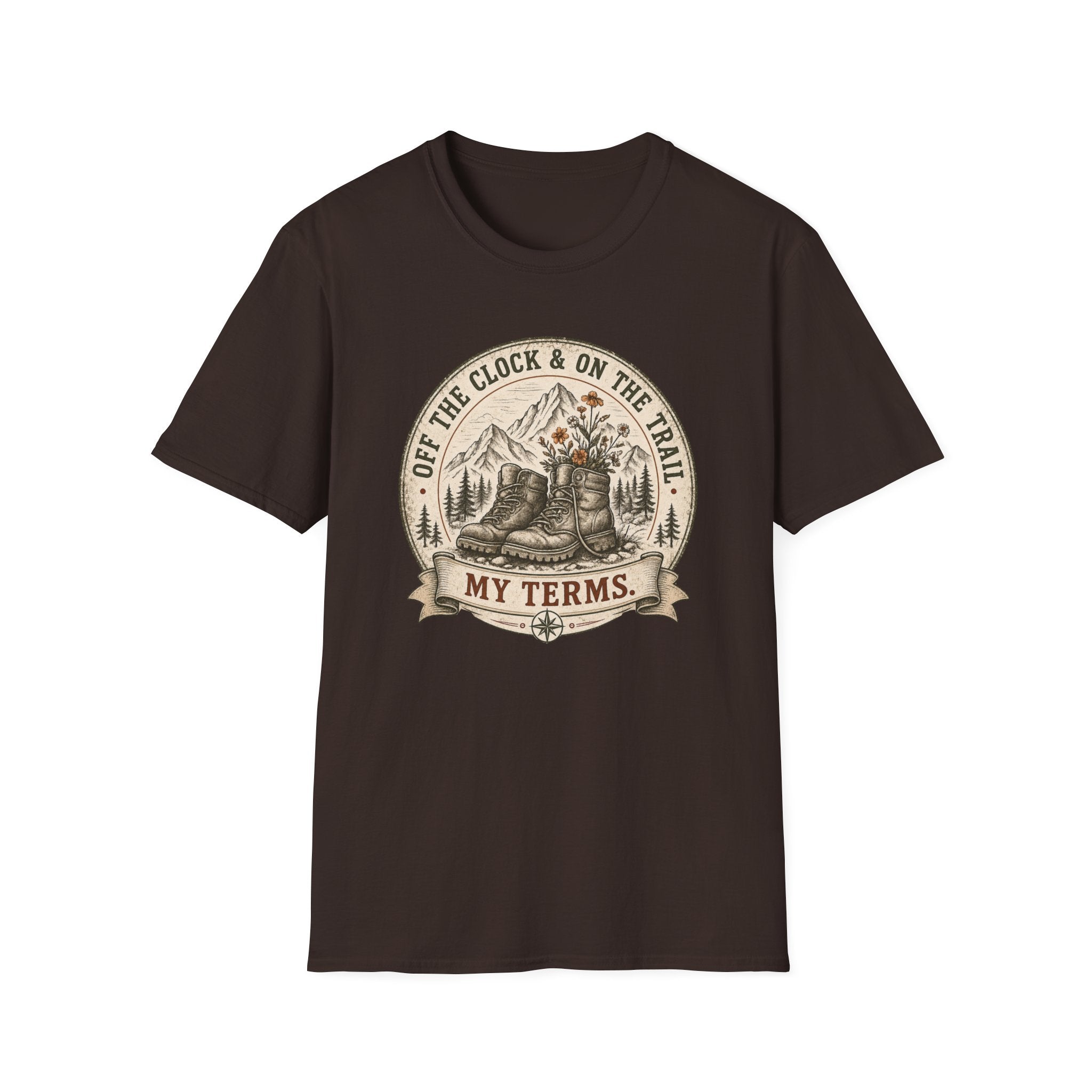Off The Clock and On The Trail- T-Shirt