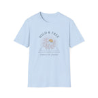 Wild and Free Line Art Design - T-Shirt