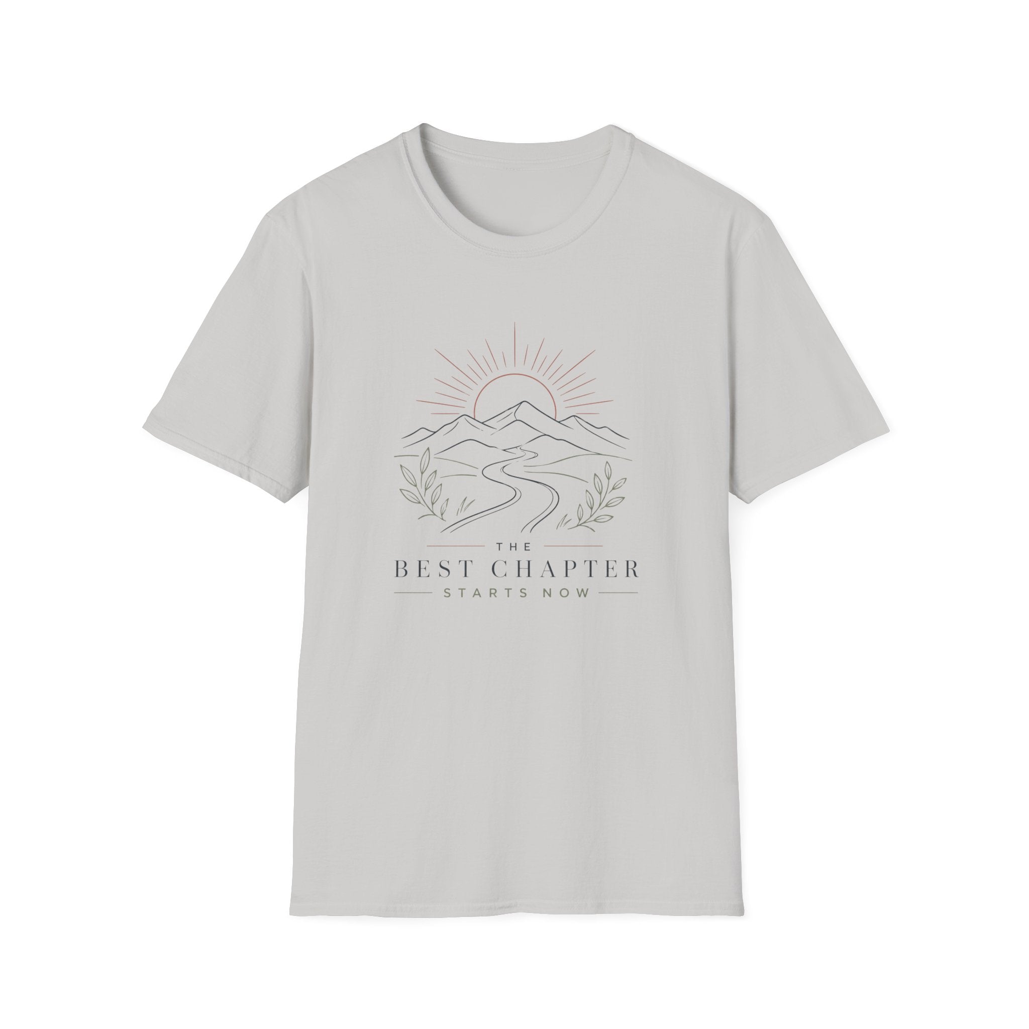 The Best Chapter Starts Now Line Art Design - T-Shirt
