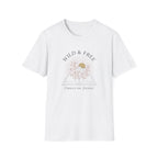 Wild and Free Line Art Design - T-Shirt