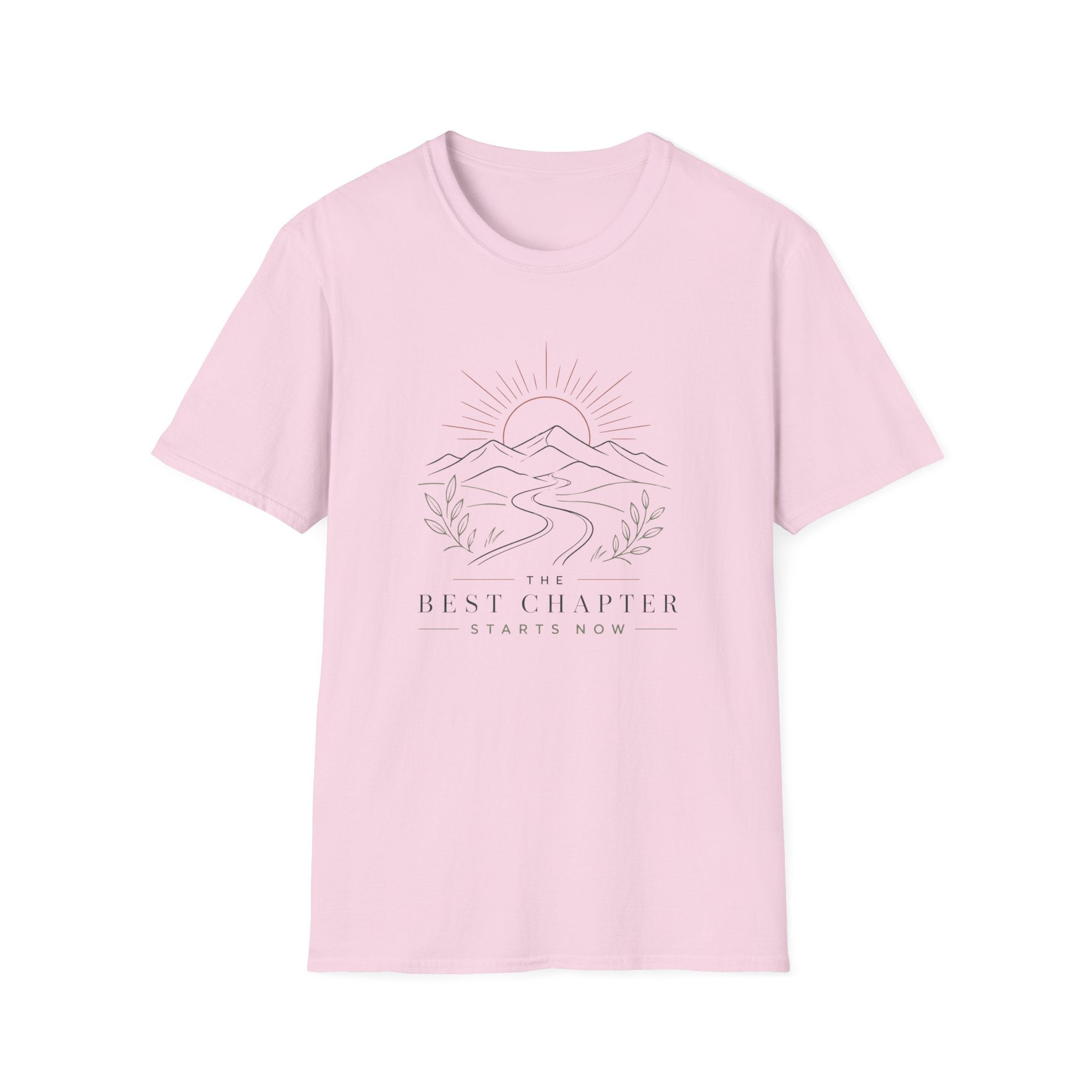The Best Chapter Starts Now Line Art Design - T-Shirt