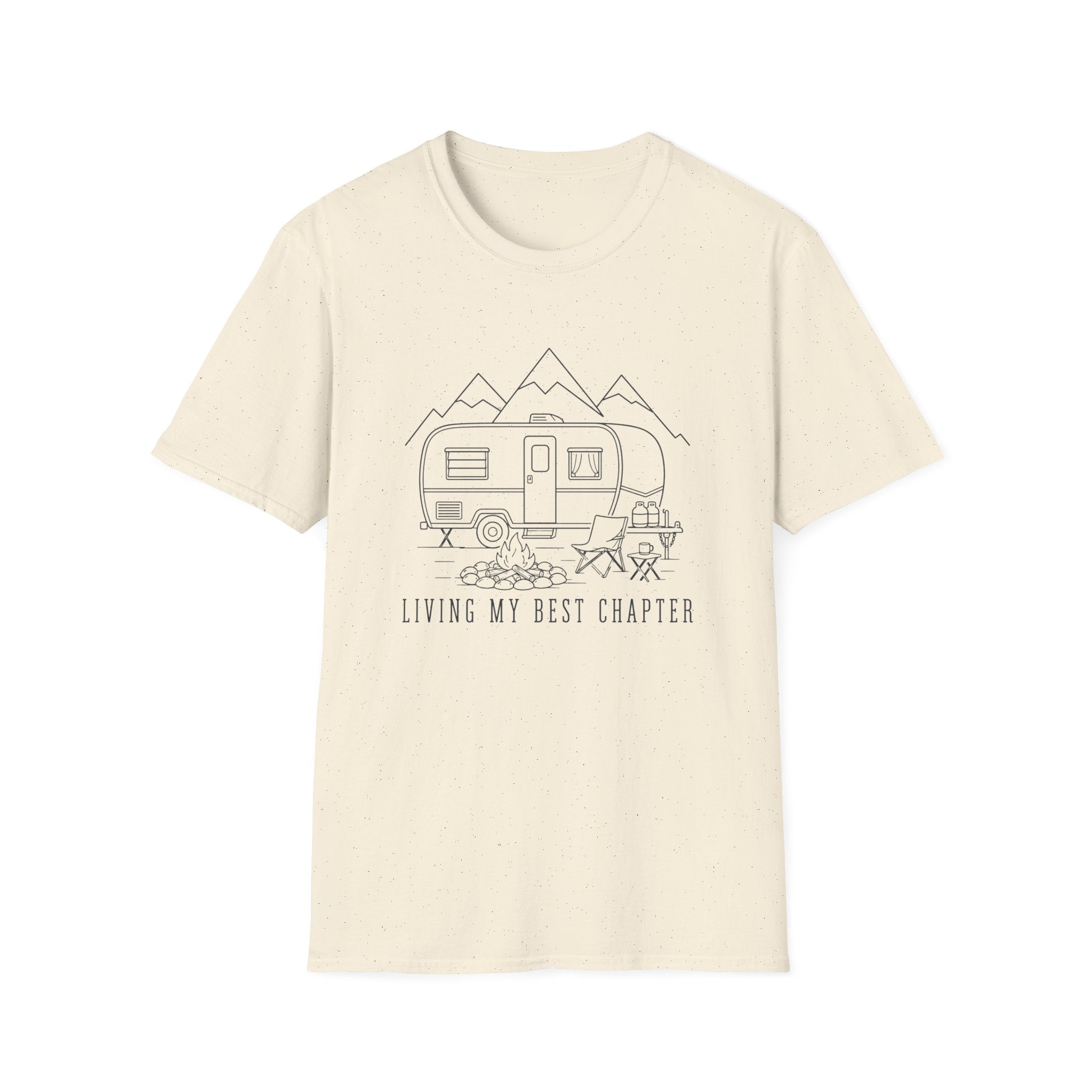 Living My Best Chapter Line Art Design - T-Shirt