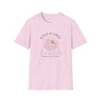 Wild and Free Line Art Design - T-Shirt