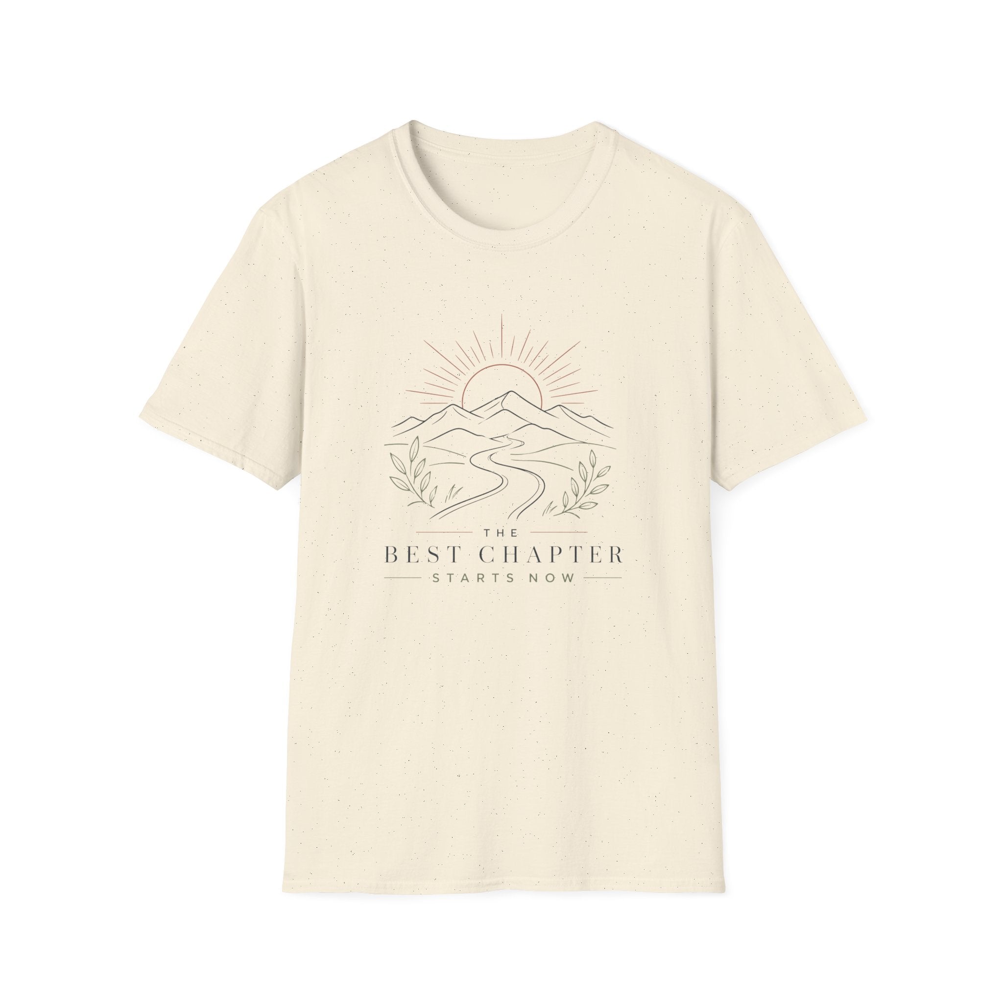 The Best Chapter Starts Now Line Art Design - T-Shirt