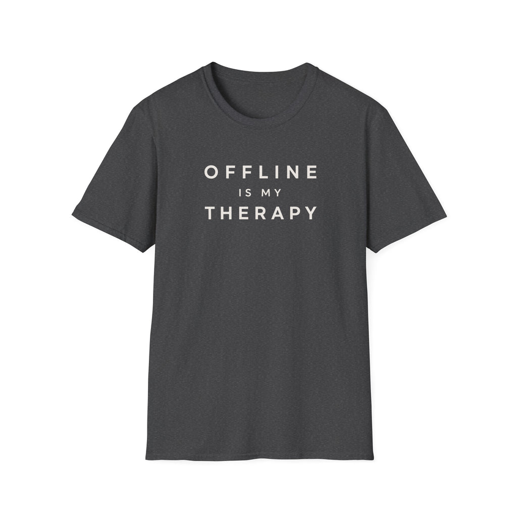 Offline Is My Therapy - T-Shirt