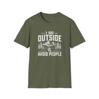 I Go Outside To Avoid People - T-Shirt