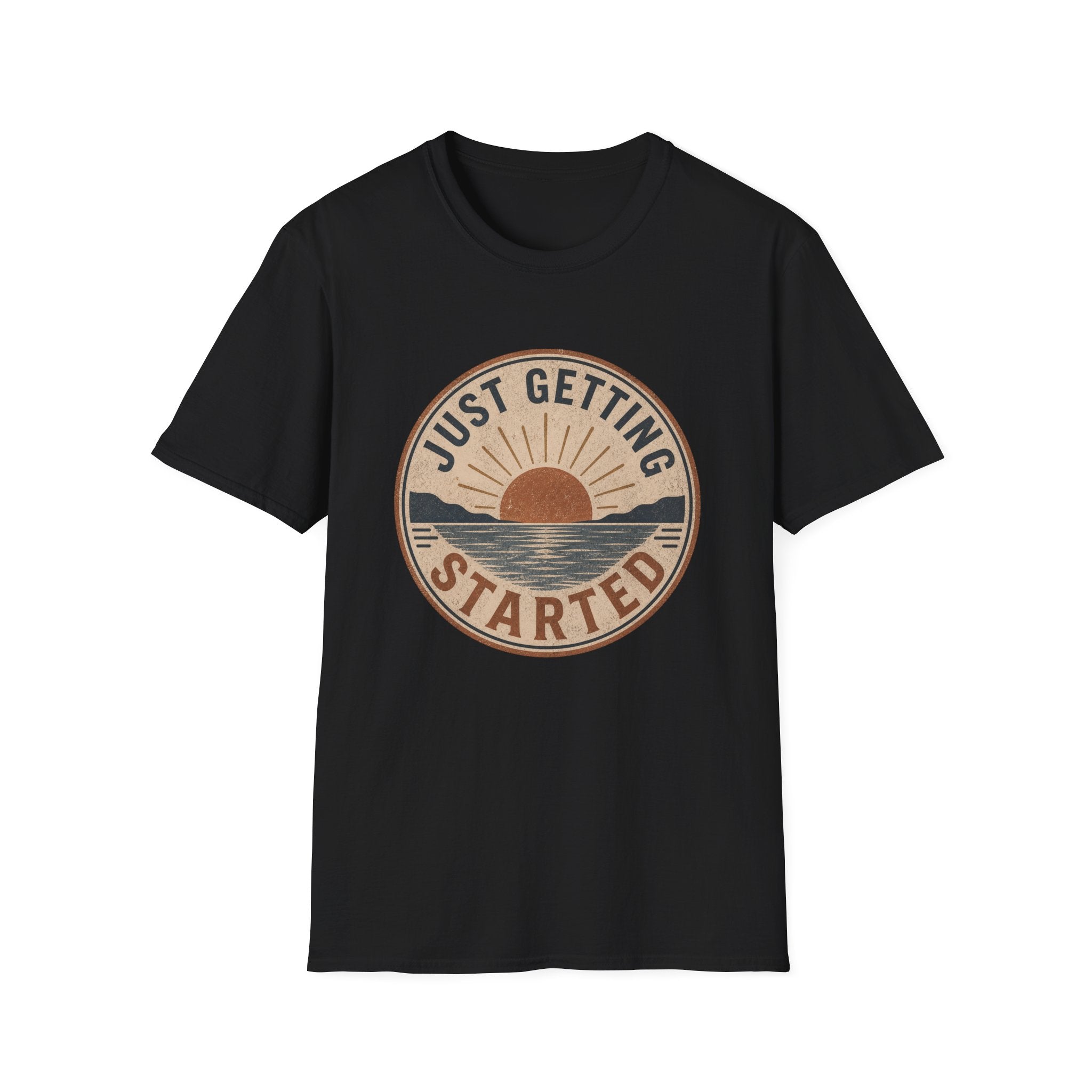 Just Getting Started Badge- T-Shirt