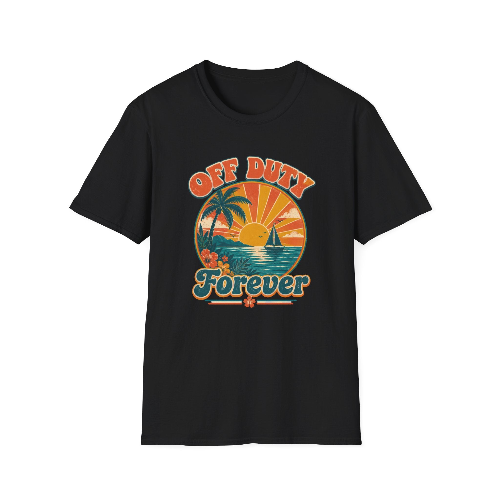 Retro Off Duty Forever - T-Shirt