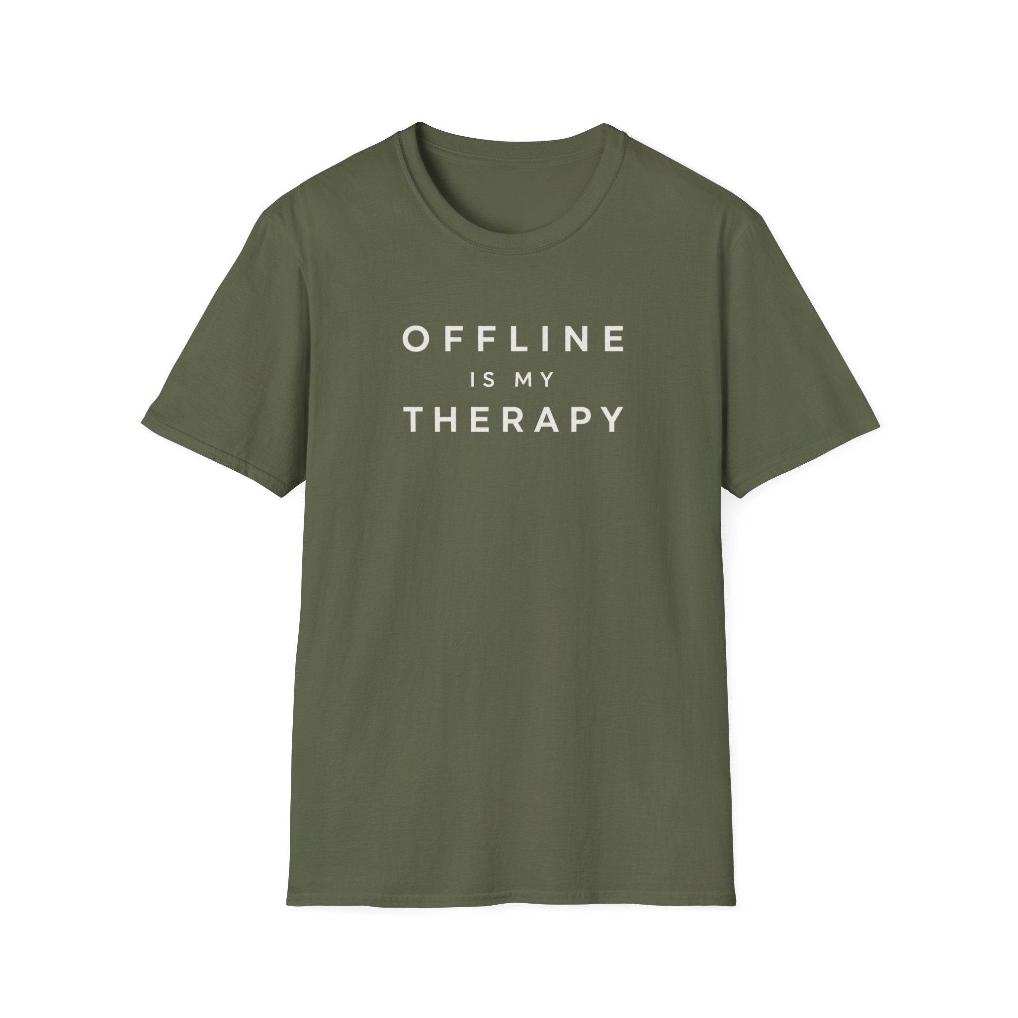 Offline Is My Therapy - T-Shirt
