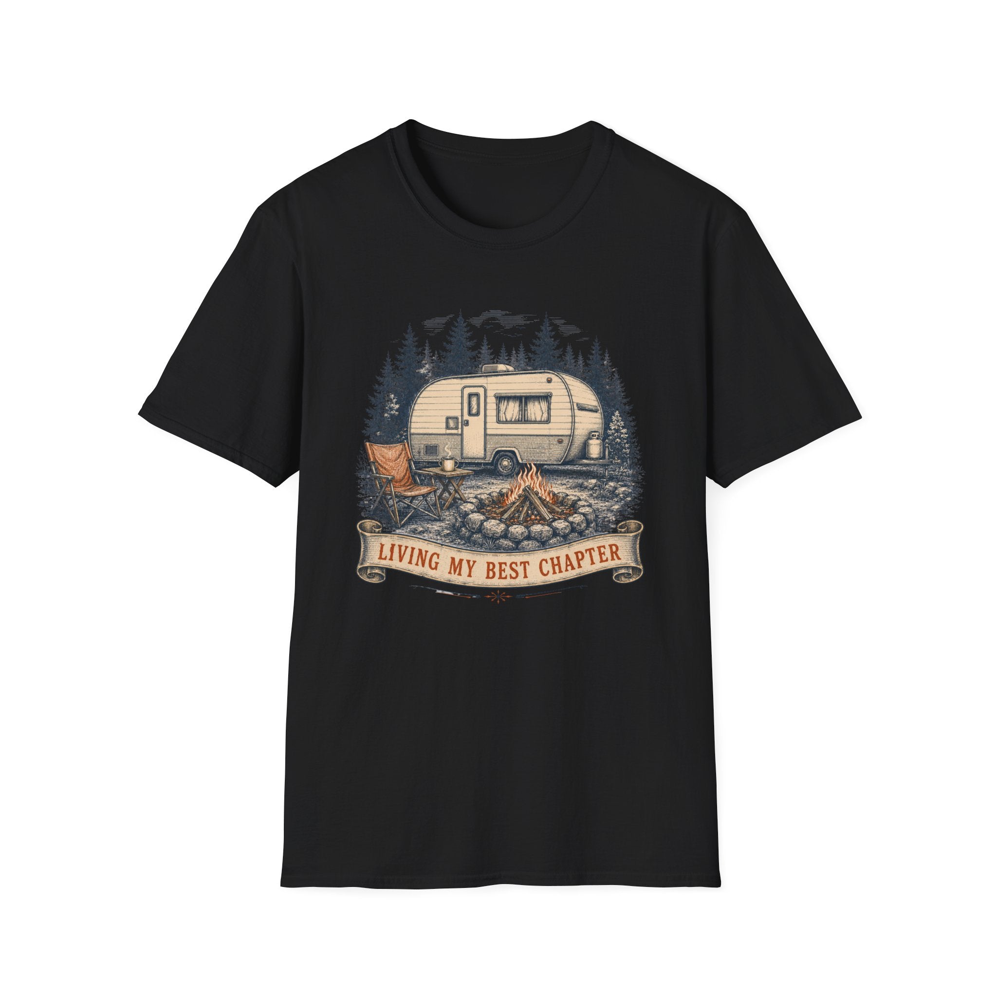 Living My Best Chapter - Camper - T-Shirt