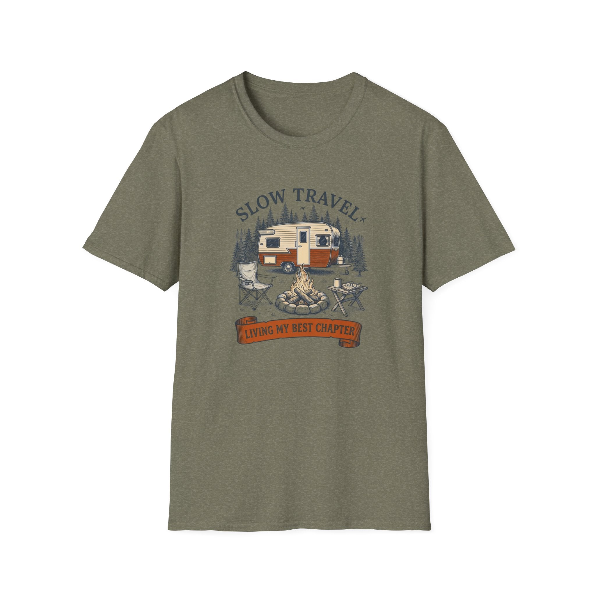 Slow Travel Camper - T-Shirt