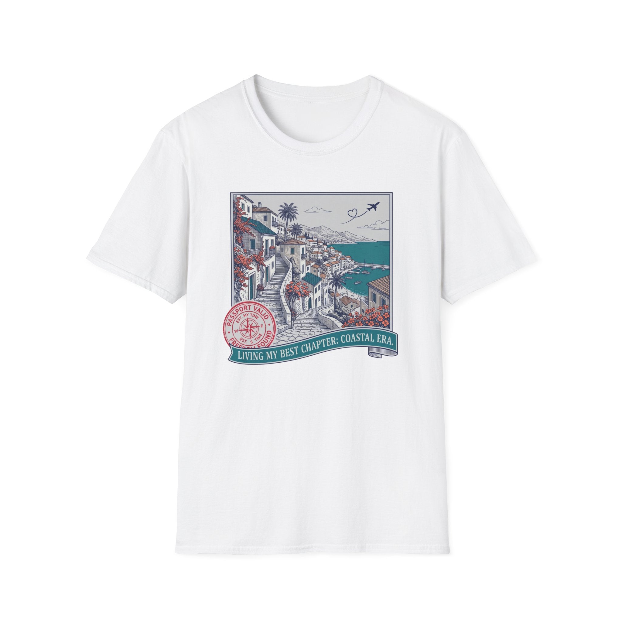 Living My Best Chapter-Coastal Era - T-Shirt