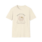 Wild and Free Line Art Design - T-Shirt
