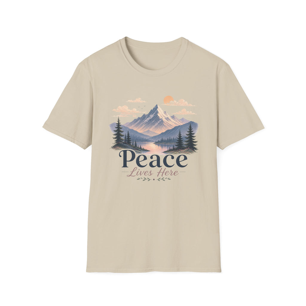 Peace Lives Here - T-Shirt