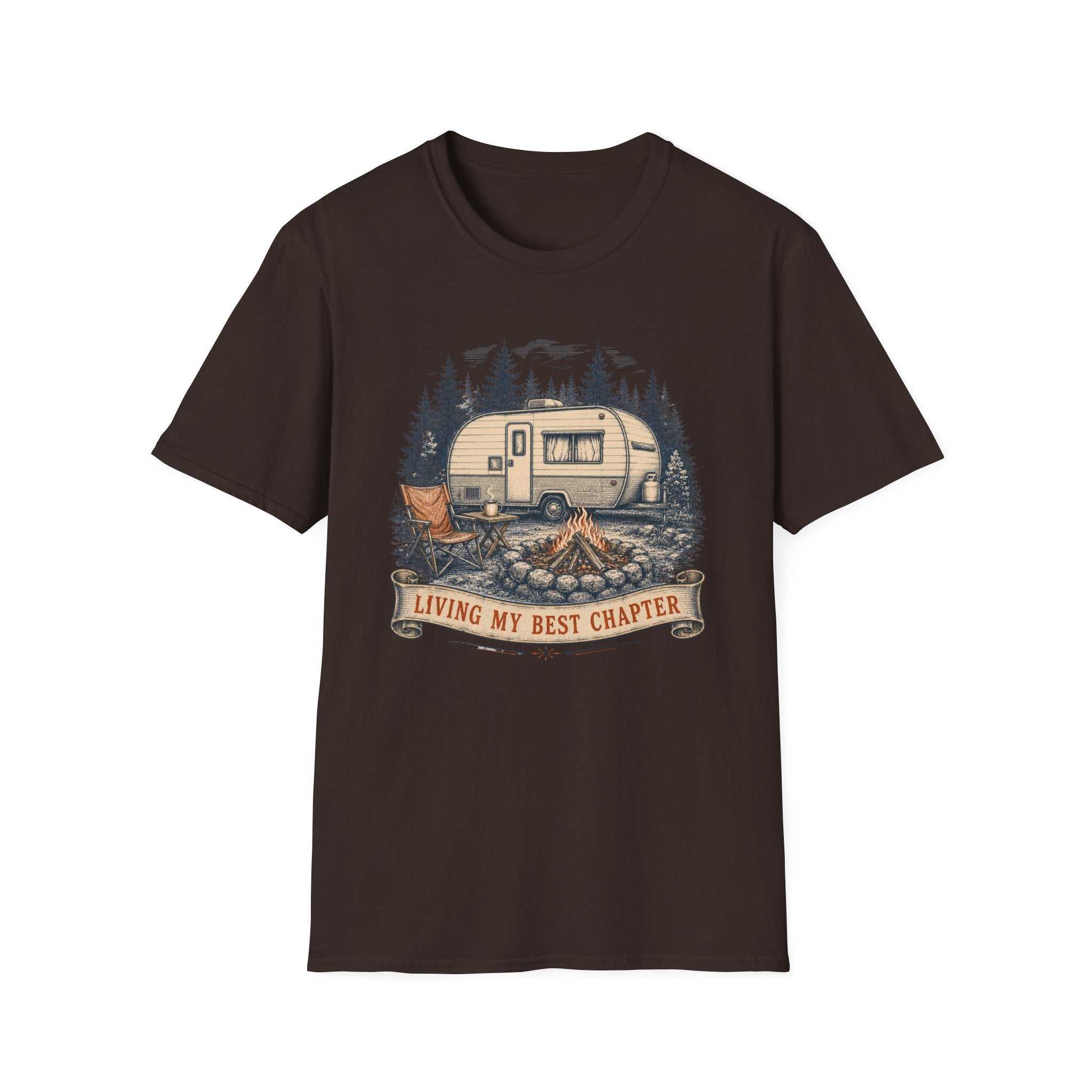 Living My Best Chapter - Camper - T-Shirt