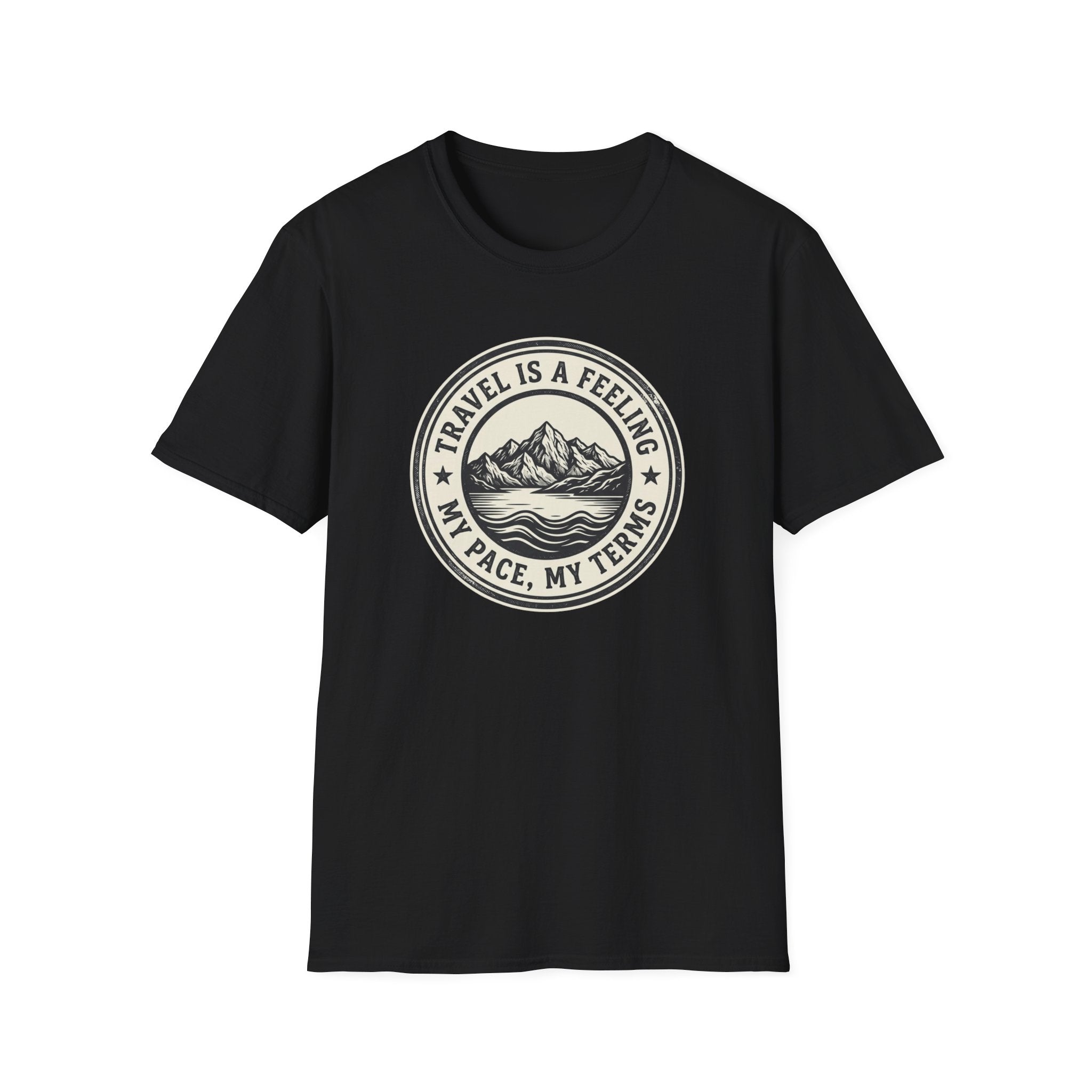 Travel is a Feeling Badge Design - T-Shirt