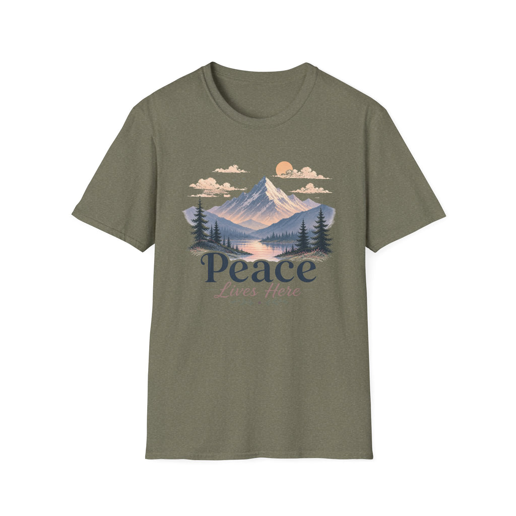 Peace Lives Here - T-Shirt