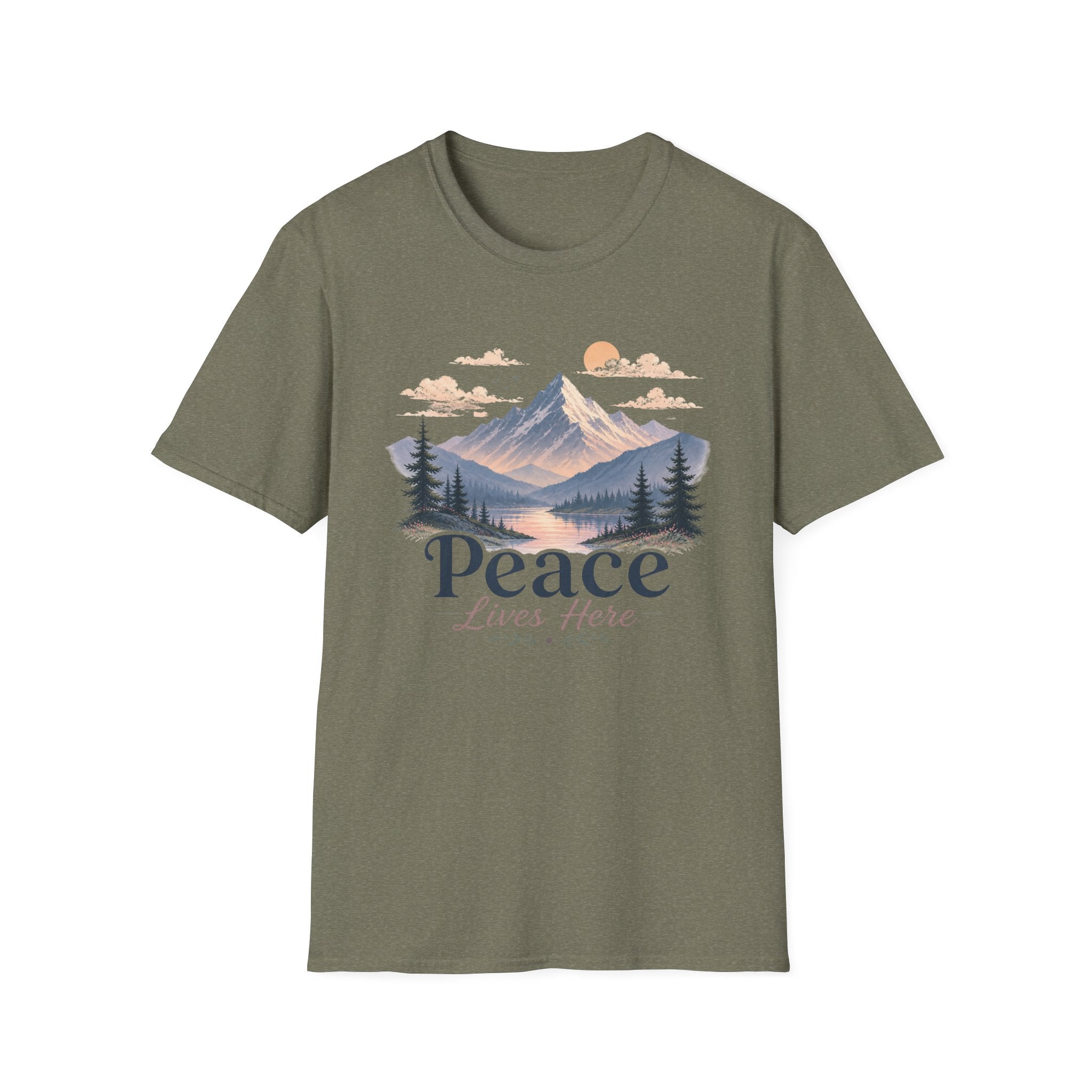 Peace Lives Here - T-Shirt