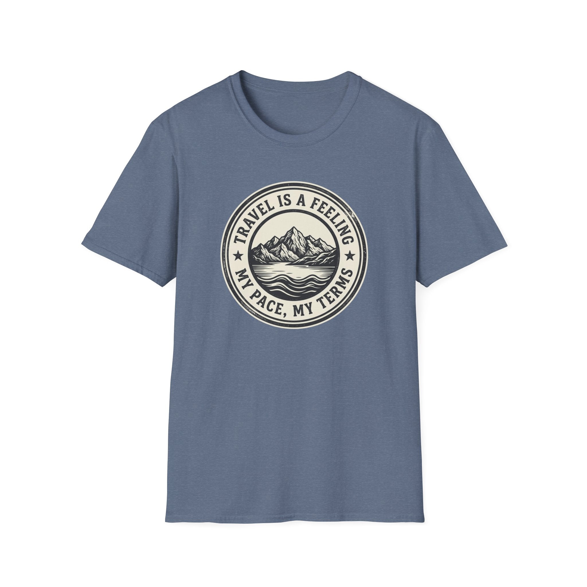 Travel is a Feeling Badge Design - T-Shirt
