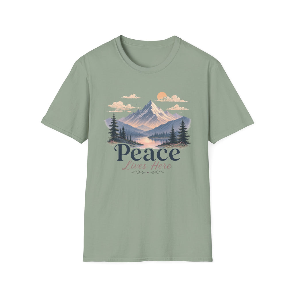 Peace Lives Here - T-Shirt