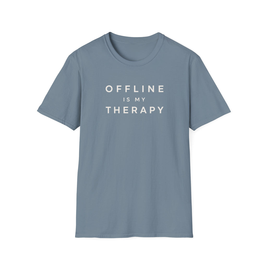Offline Is My Therapy - T-Shirt