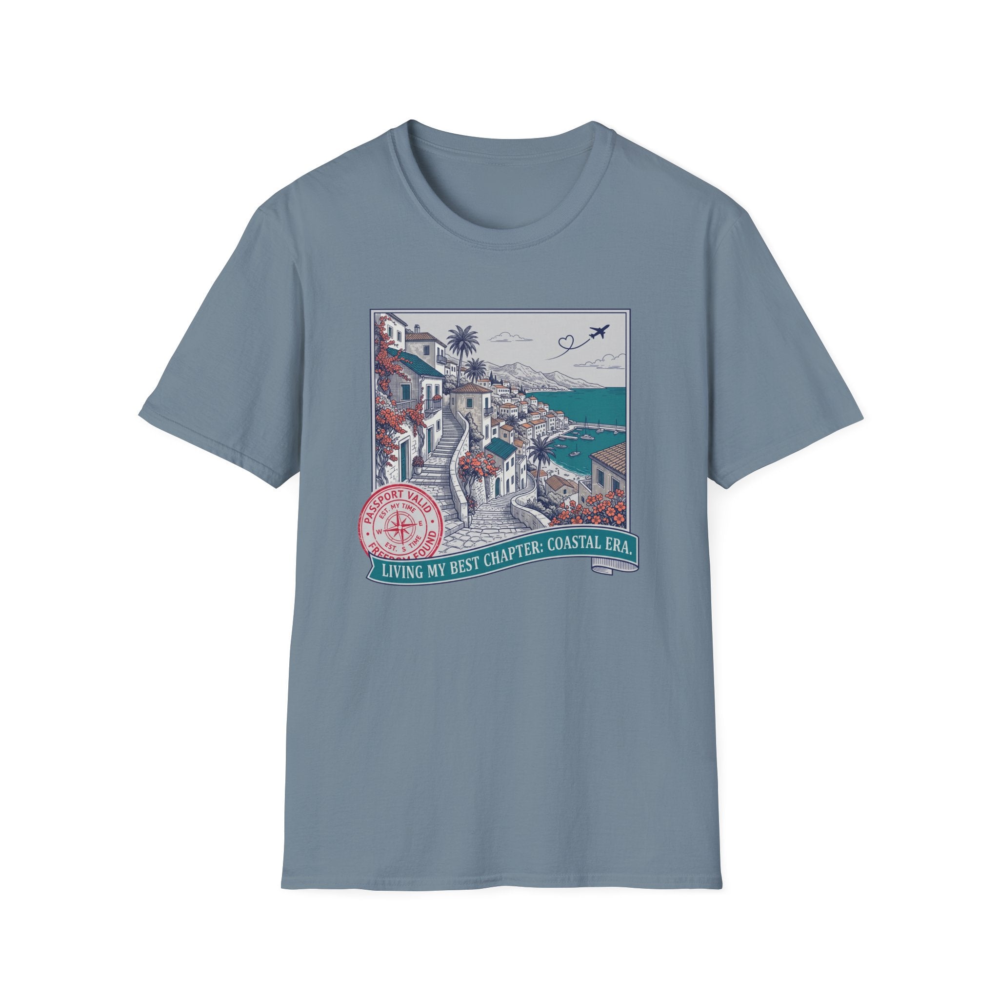 Living My Best Chapter-Coastal Era - T-Shirt