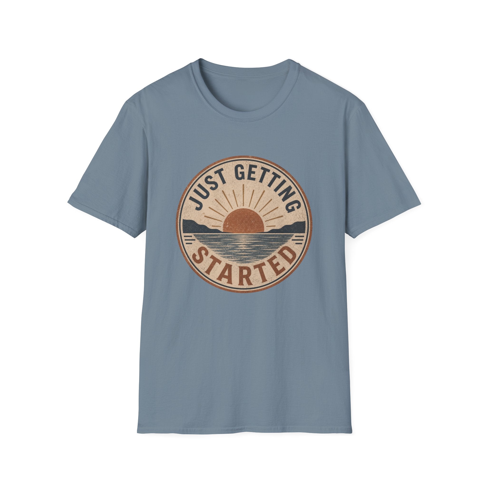 Just Getting Started Badge- T-Shirt
