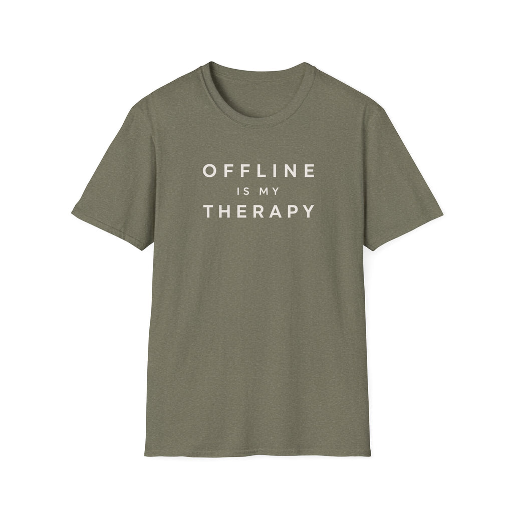 Offline Is My Therapy - T-Shirt