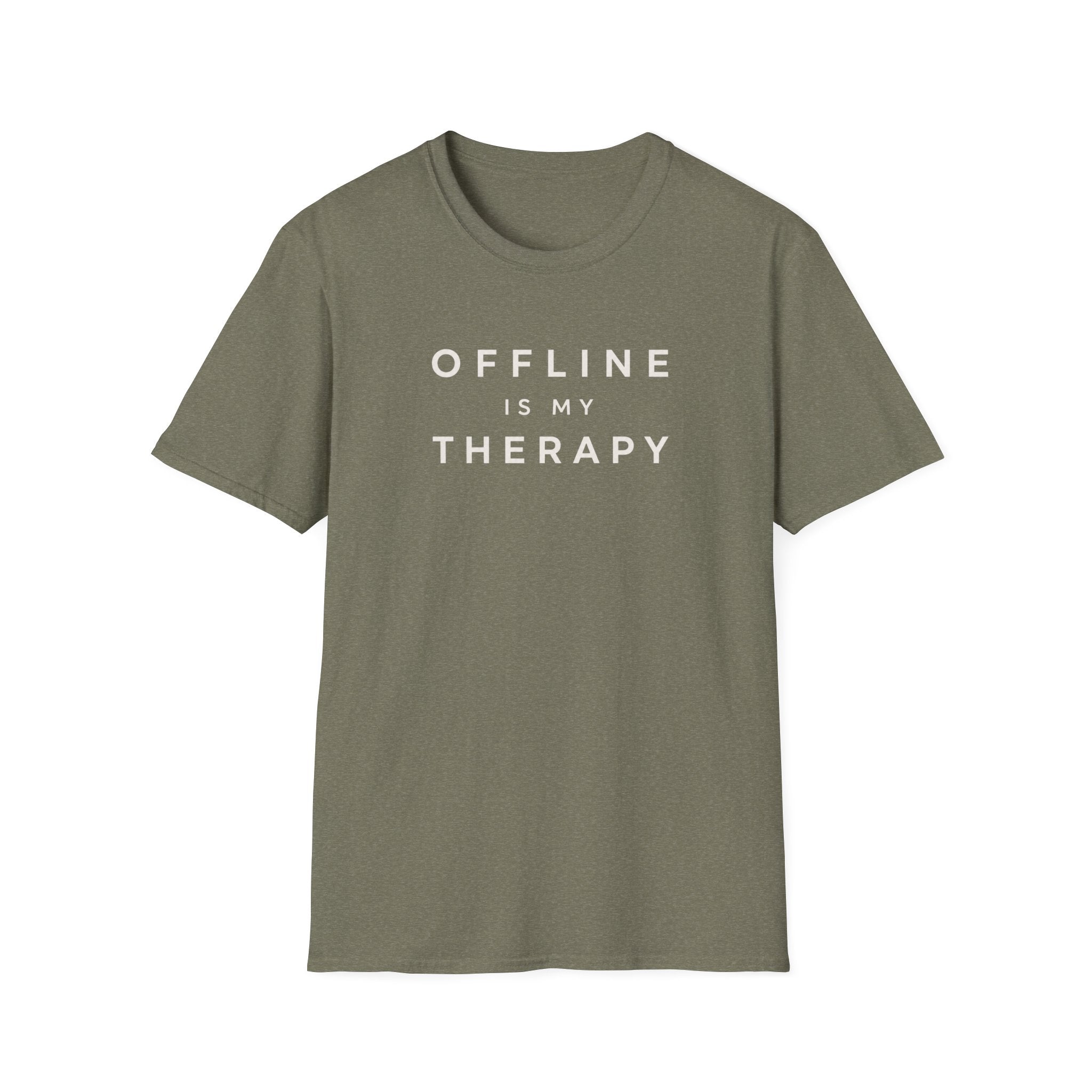 Offline Is My Therapy - T-Shirt