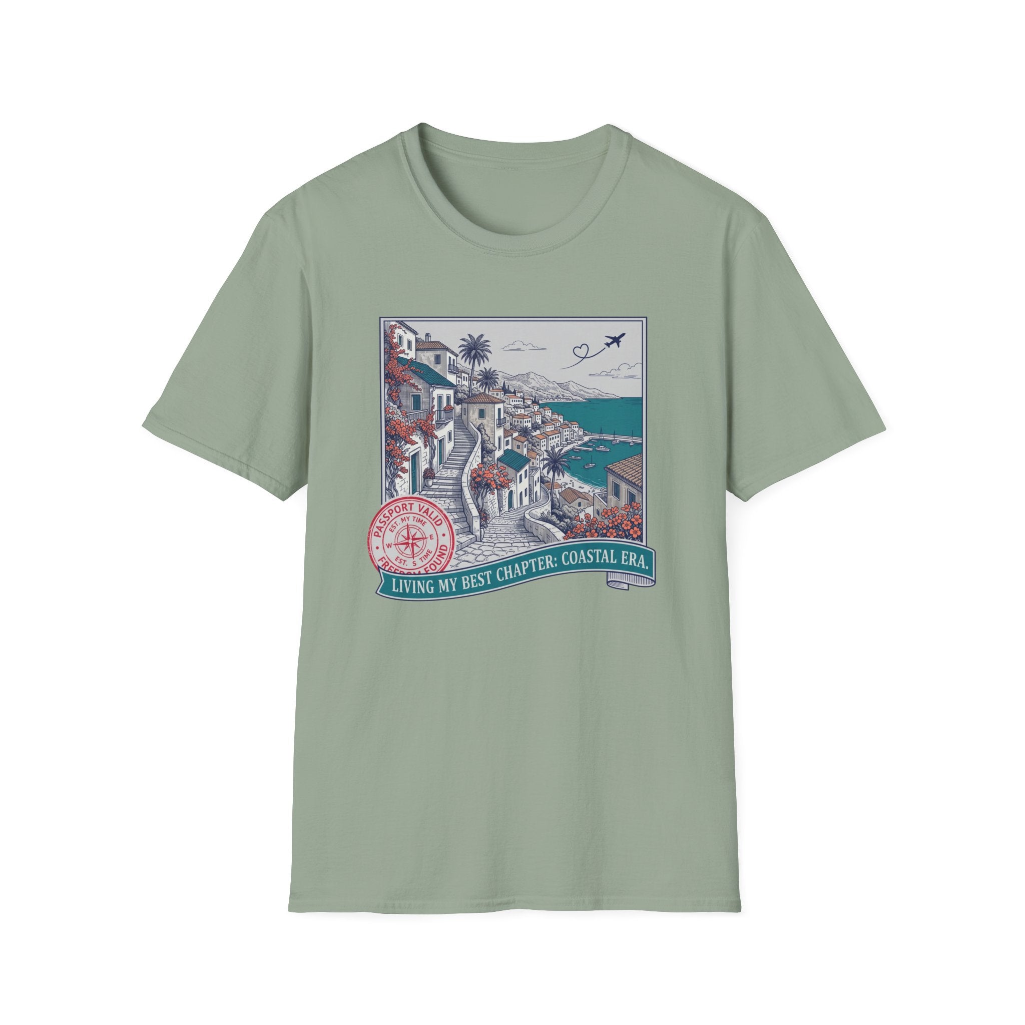 Living My Best Chapter-Coastal Era - T-Shirt