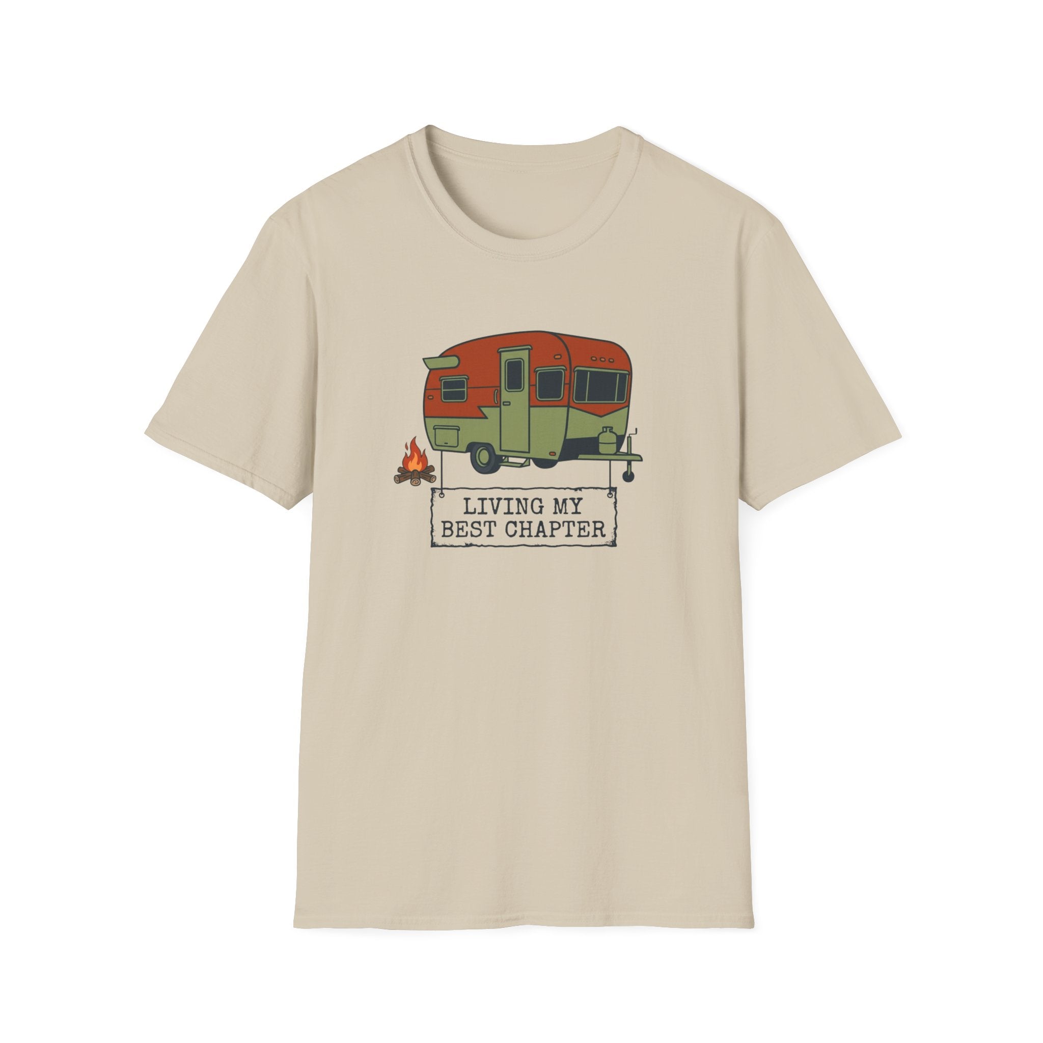 Retro Living My Best Chapter Camper - T-Shirt