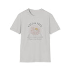 Wild and Free Line Art Design - T-Shirt
