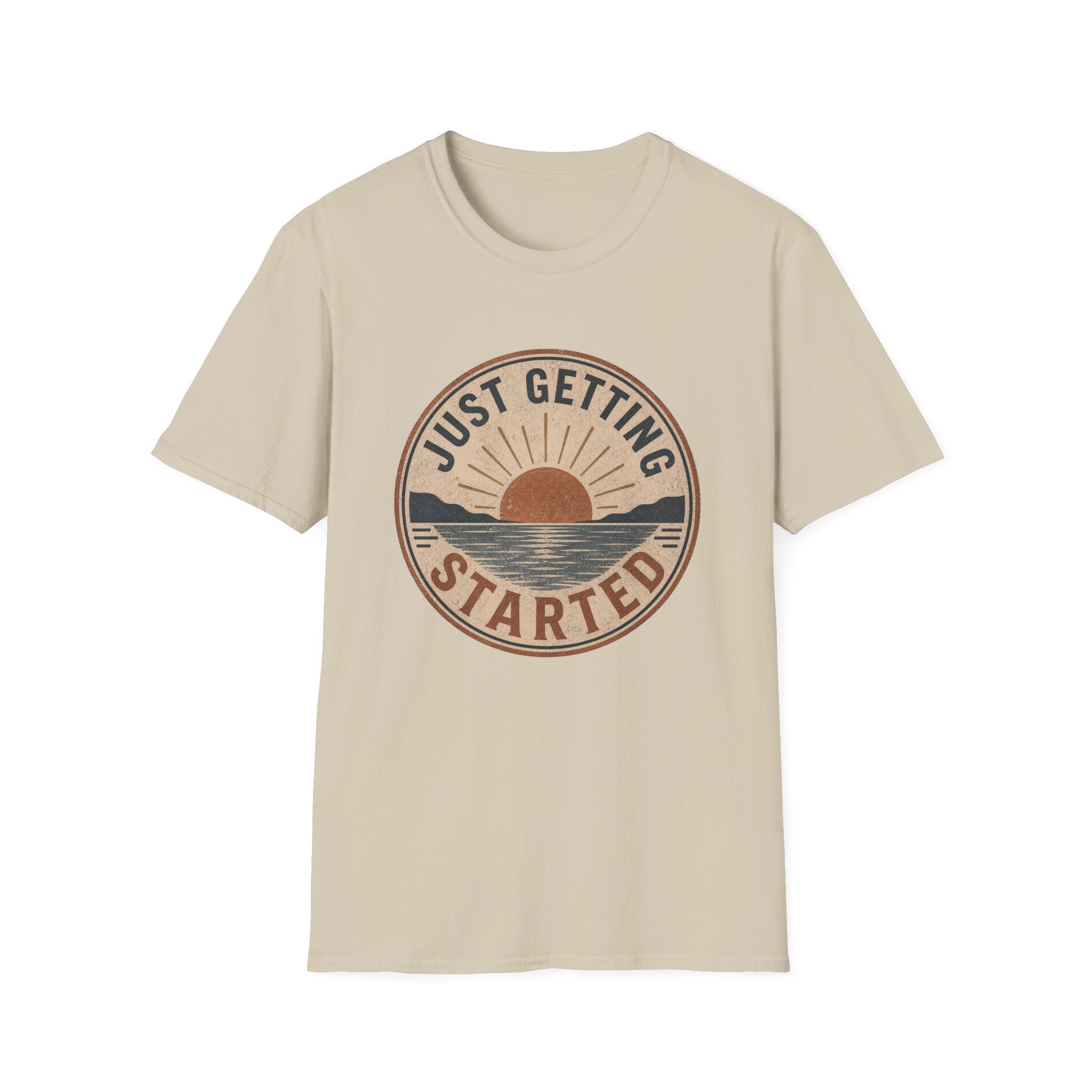 Just Getting Started Badge- T-Shirt