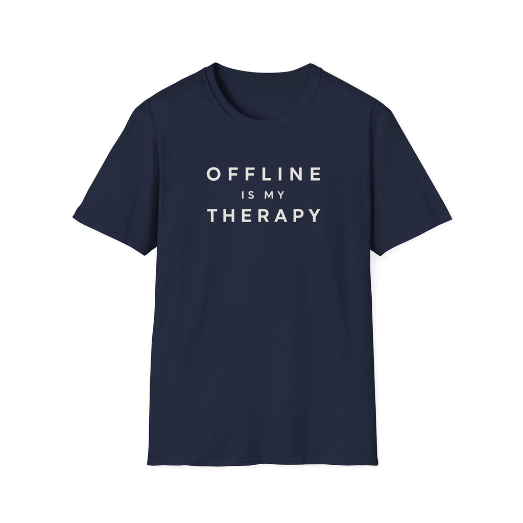 Offline Is My Therapy - T-Shirt