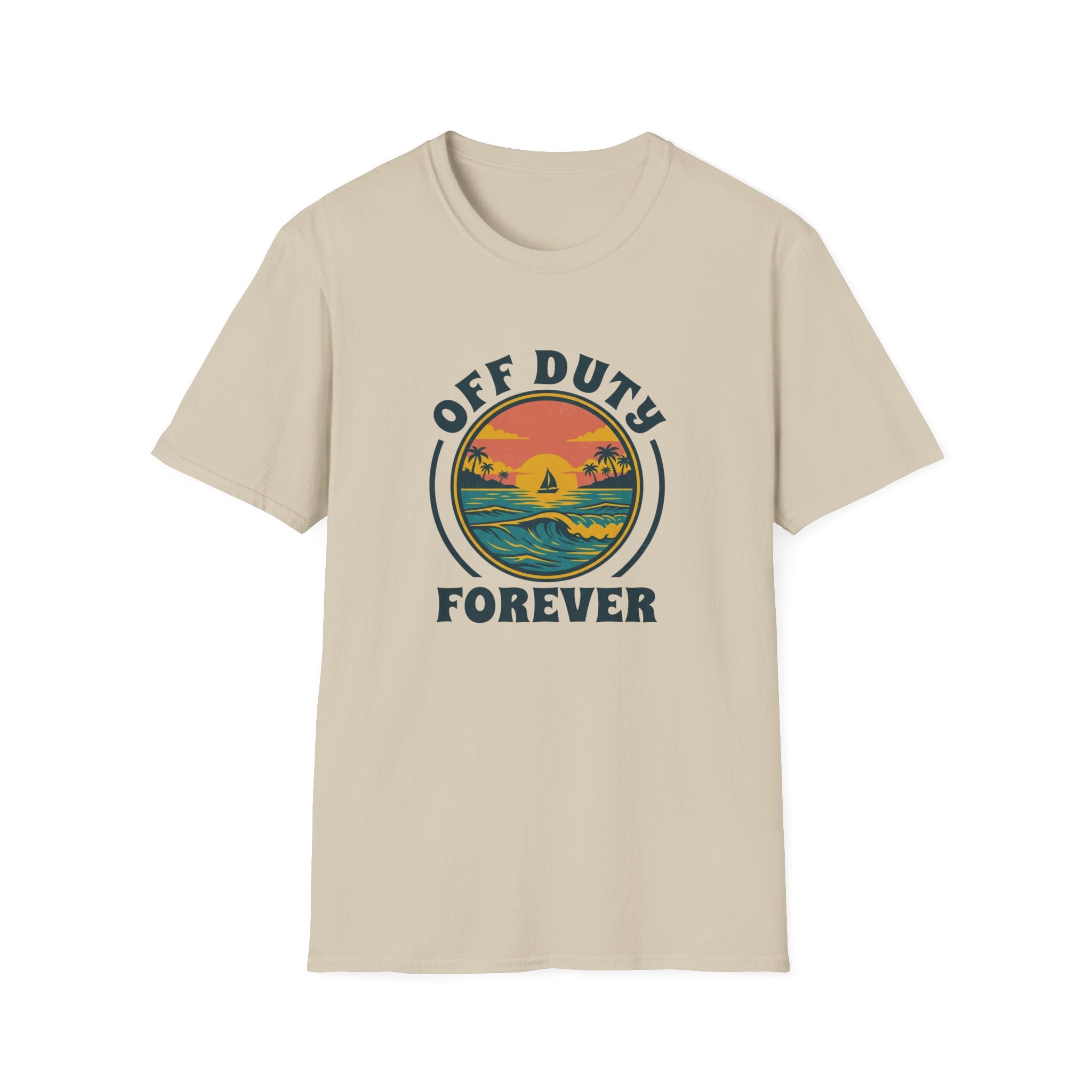 Off Duty Forever Badge - T-Shirt