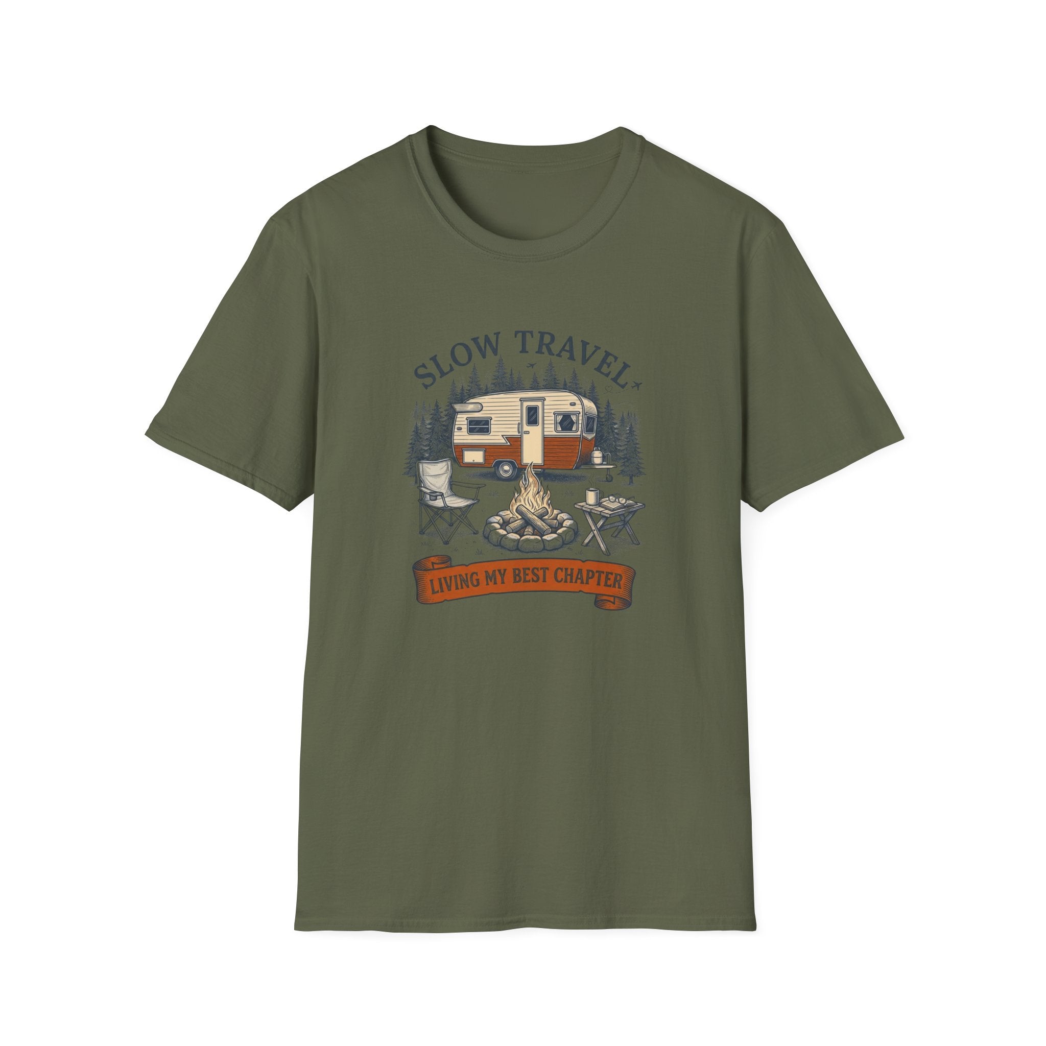 Slow Travel Camper - T-Shirt