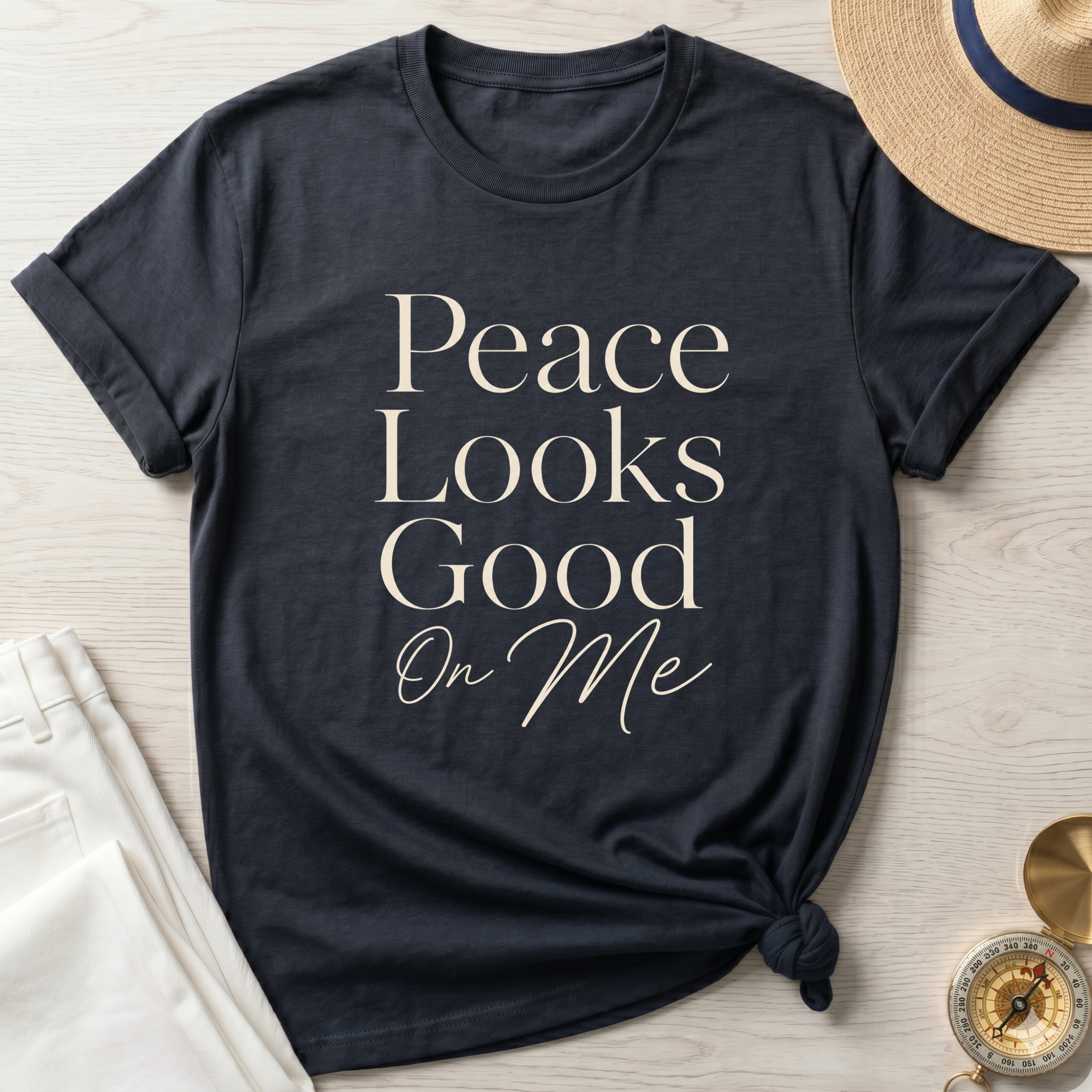 Peace Looks Good On Me T-Shirt