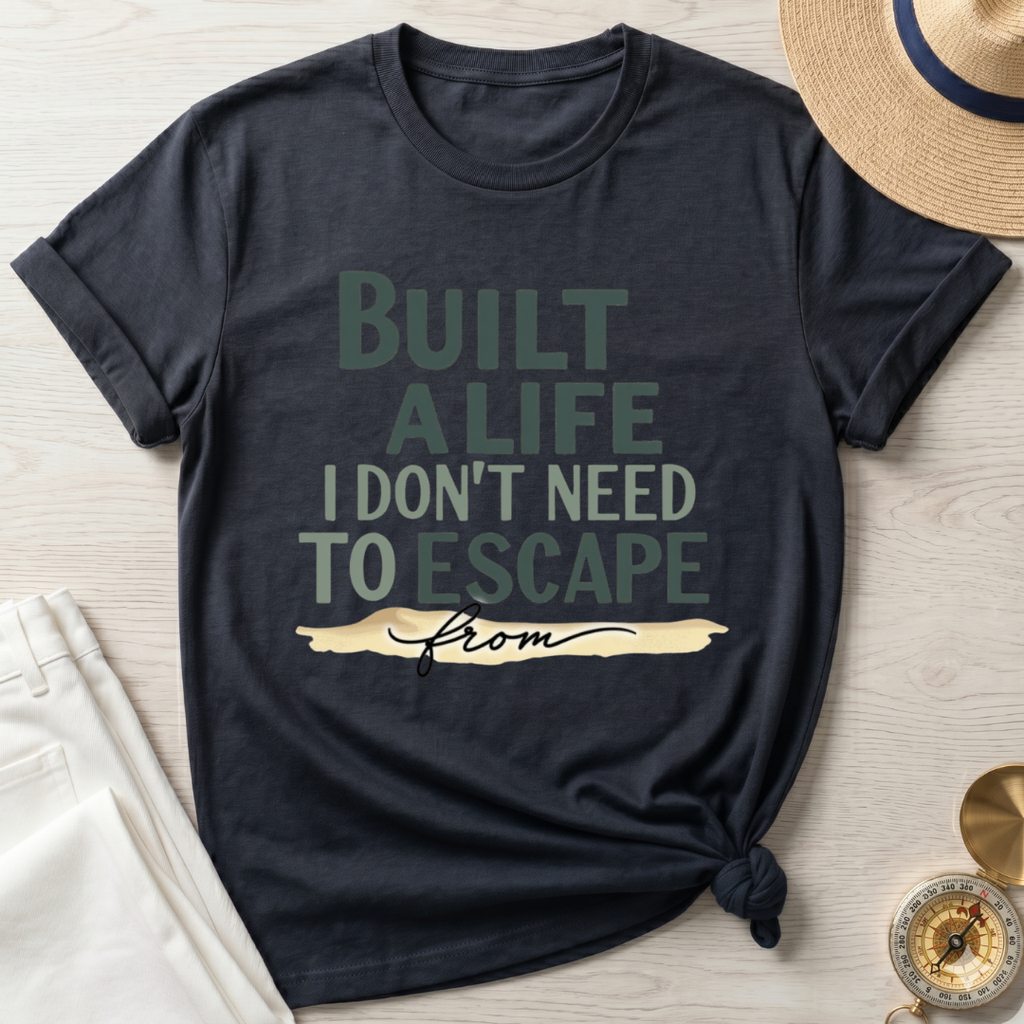 Built A Life I Don't Need To Escape From - T-Shirt