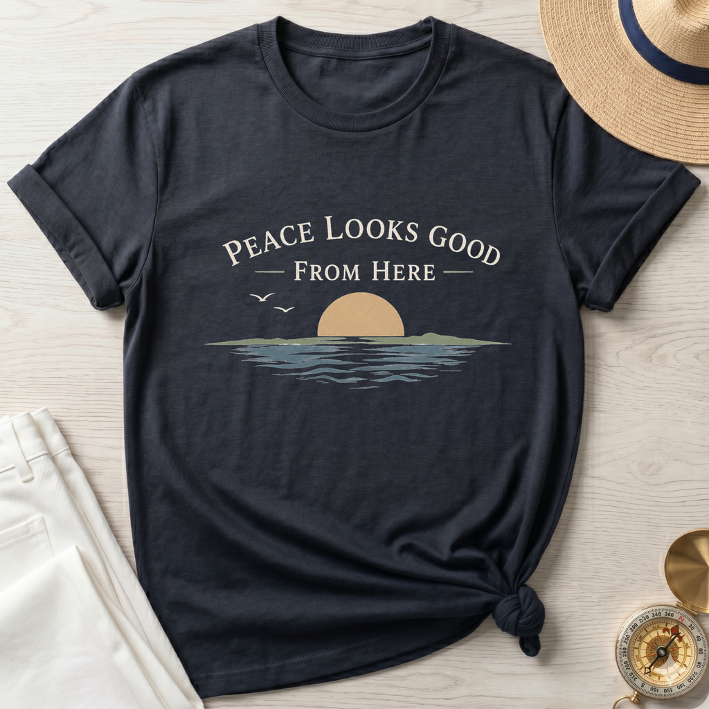 Peace Looks Good From Here - T-Shirt