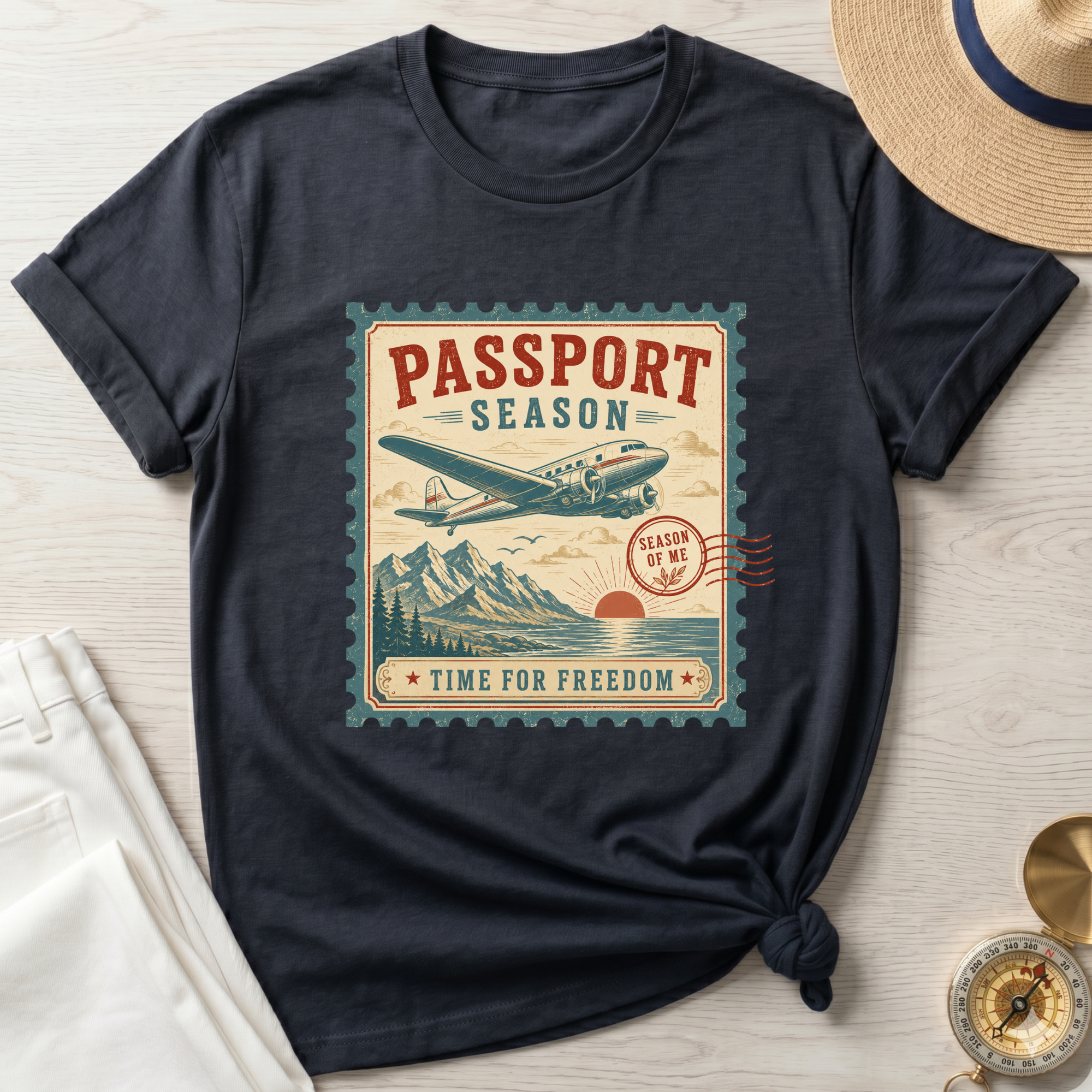 Passport Season-Time for Freedom T-Shirt