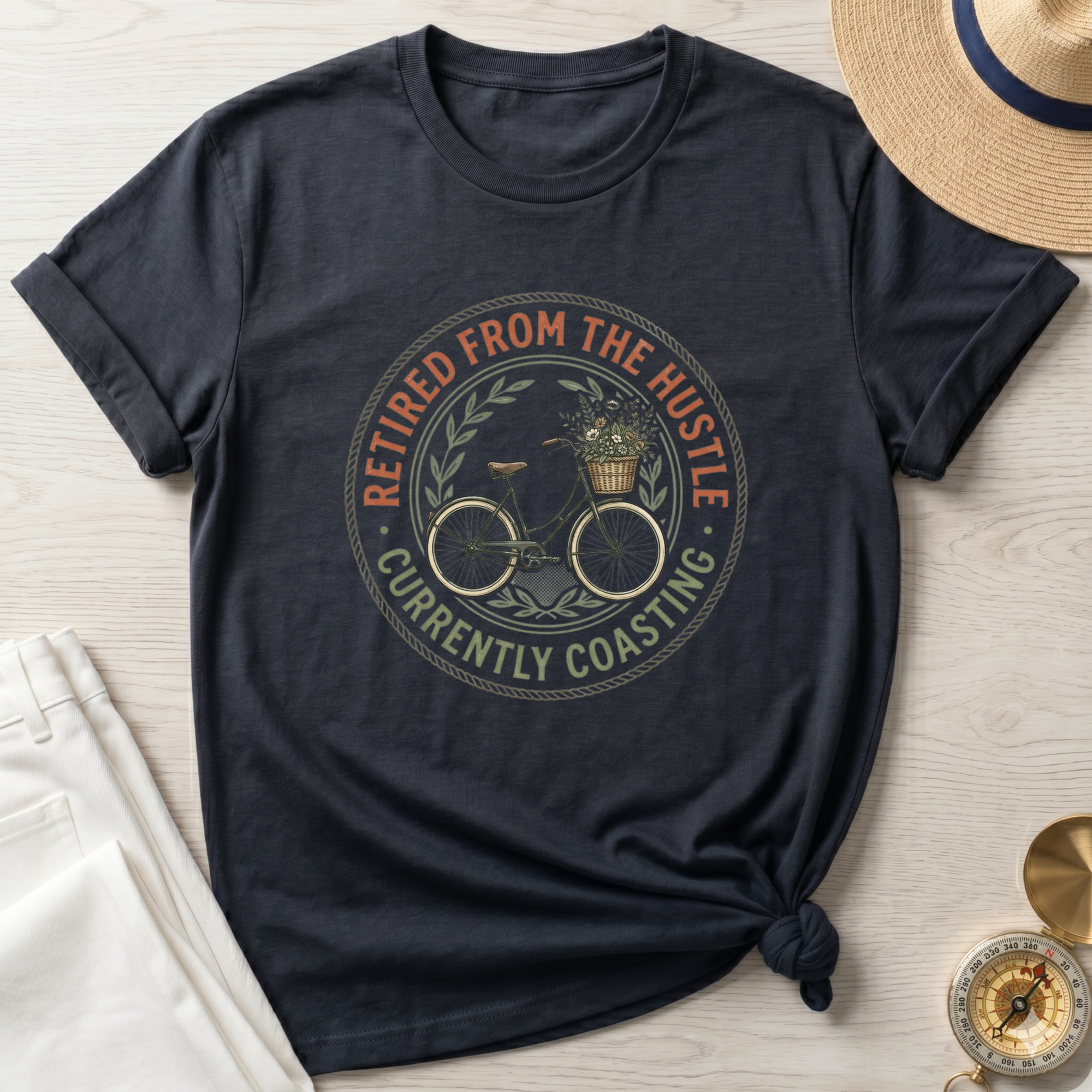 Retired From The Hustle T-Shirt