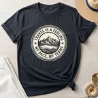 Travel is a Feeling Badge Design T-Shirt
