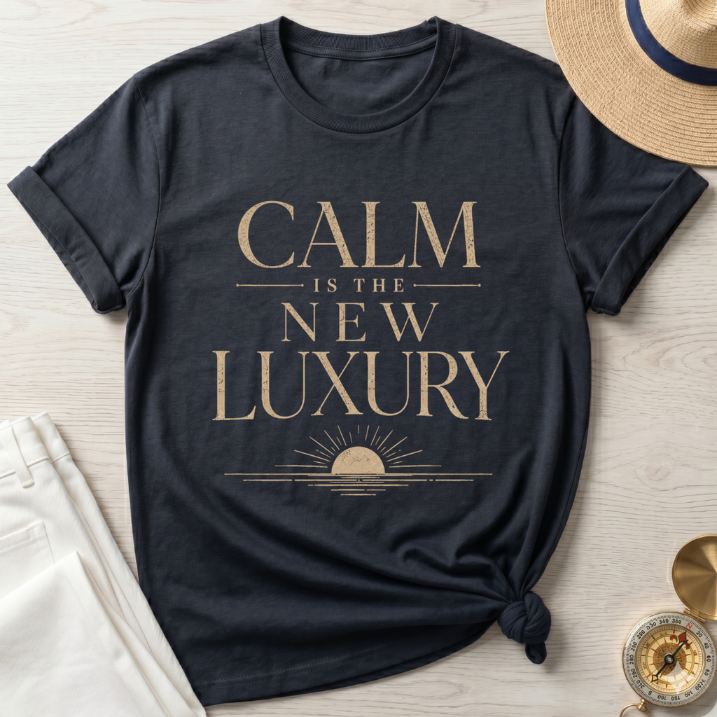 Calm Is The New Luxury - T-Shirt