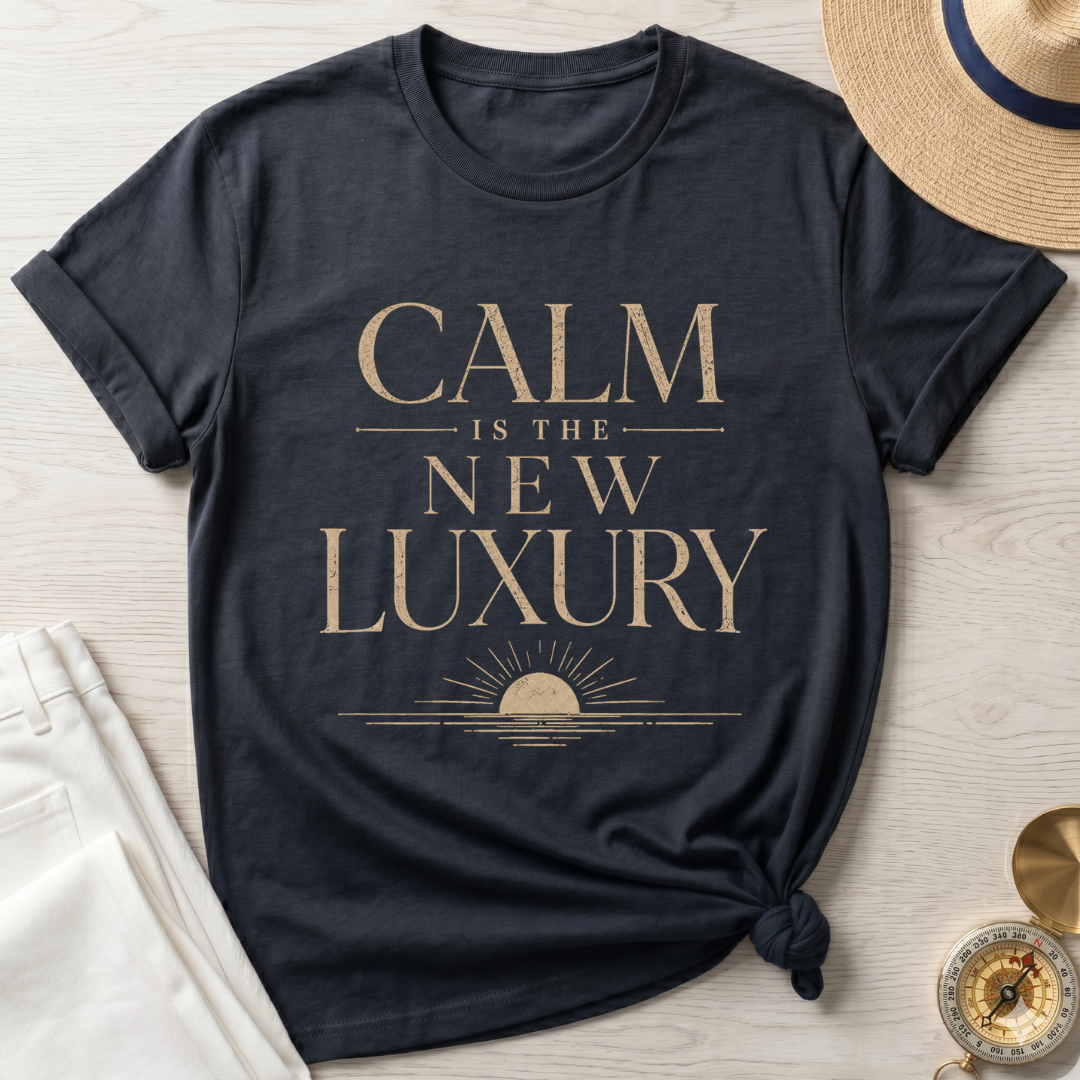 Calm Is The New Luxury - T-Shirt