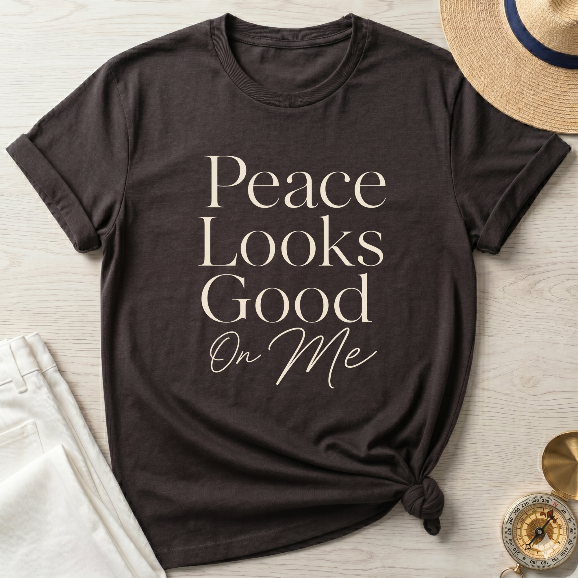 Peace Looks Good On Me T-Shirt