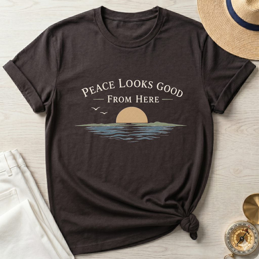 Peace Looks Good From Here - T-Shirt